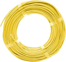 Cabo Flexível 2,5mm Rolo 100m Fio Elétrico 750V Certificado (Amarelo)