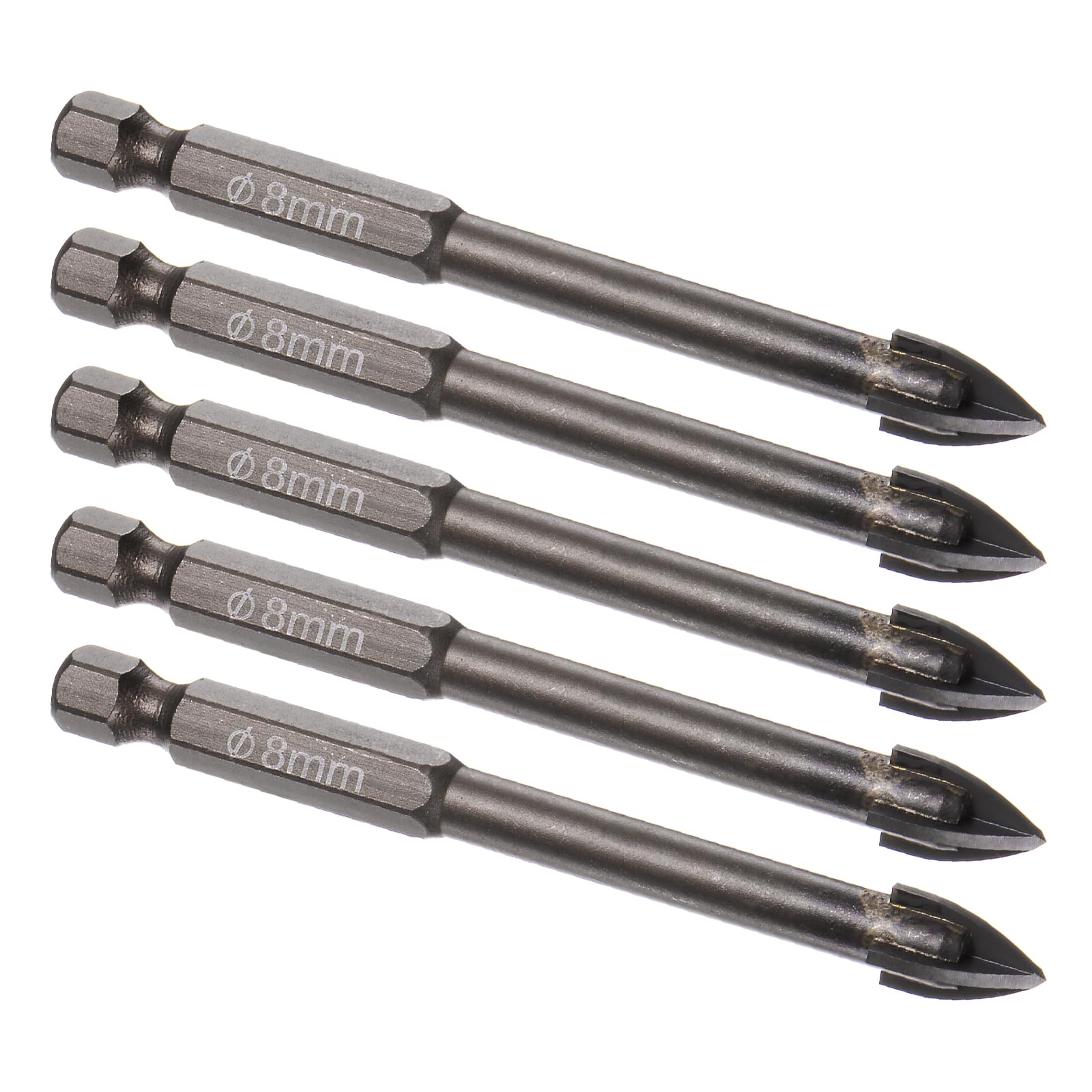 Kozelo 5pcs Titanium Masonry Drill Bit
