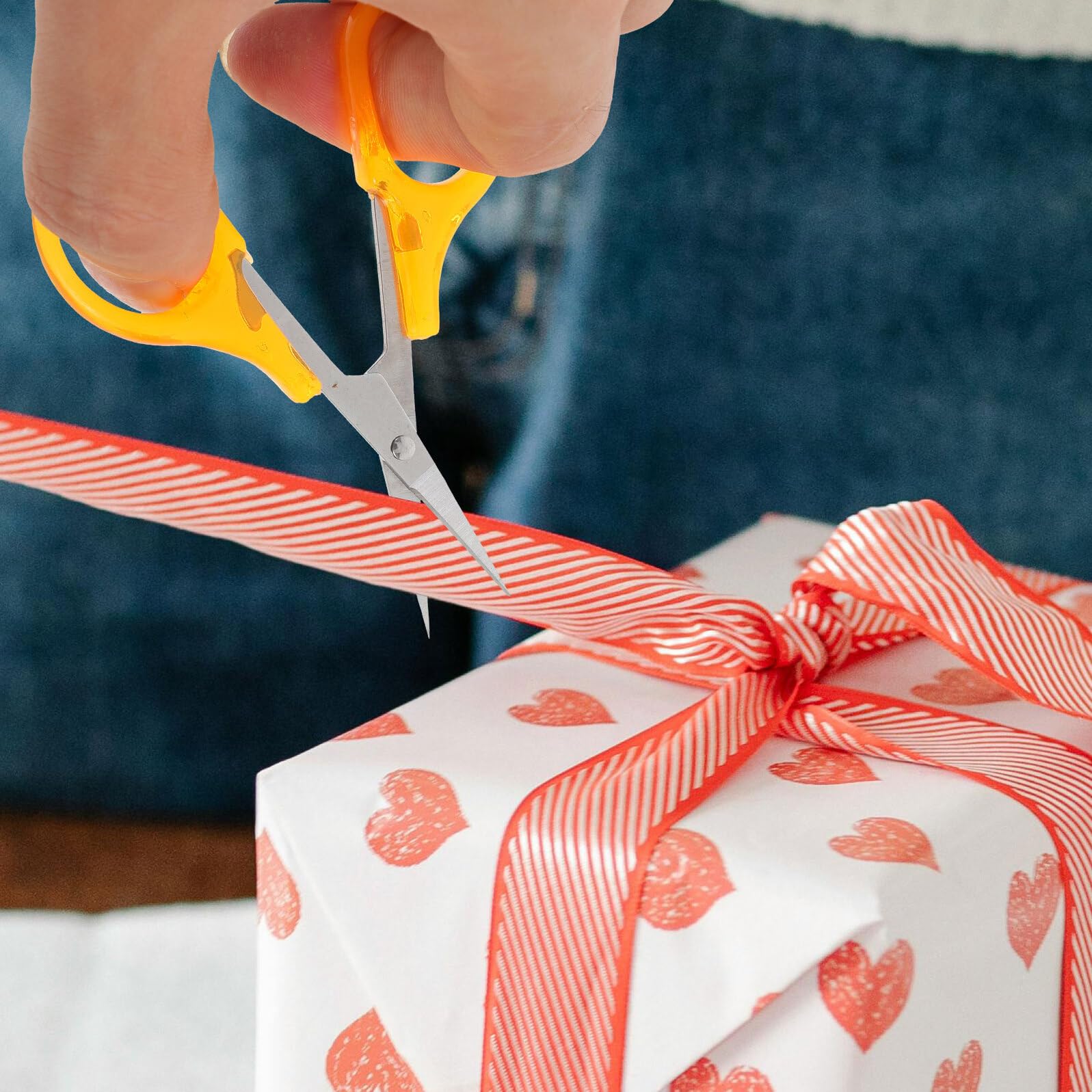 40 Stck. Teiliges Multifunktionale Bastelscheren mit Abgerundeter Spitze Rostfreie Papierscheren für Sicheres Schneiden von Papier Fotos und DIY Projekten Vielseitig Einsetzbar im