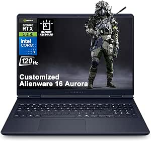 iCarp Customized Alienware 16 Gaming Laptop with Intel Core i7, 16-64GB RAM, 512GB-2TB SSD, RTX 5050, Windows 11