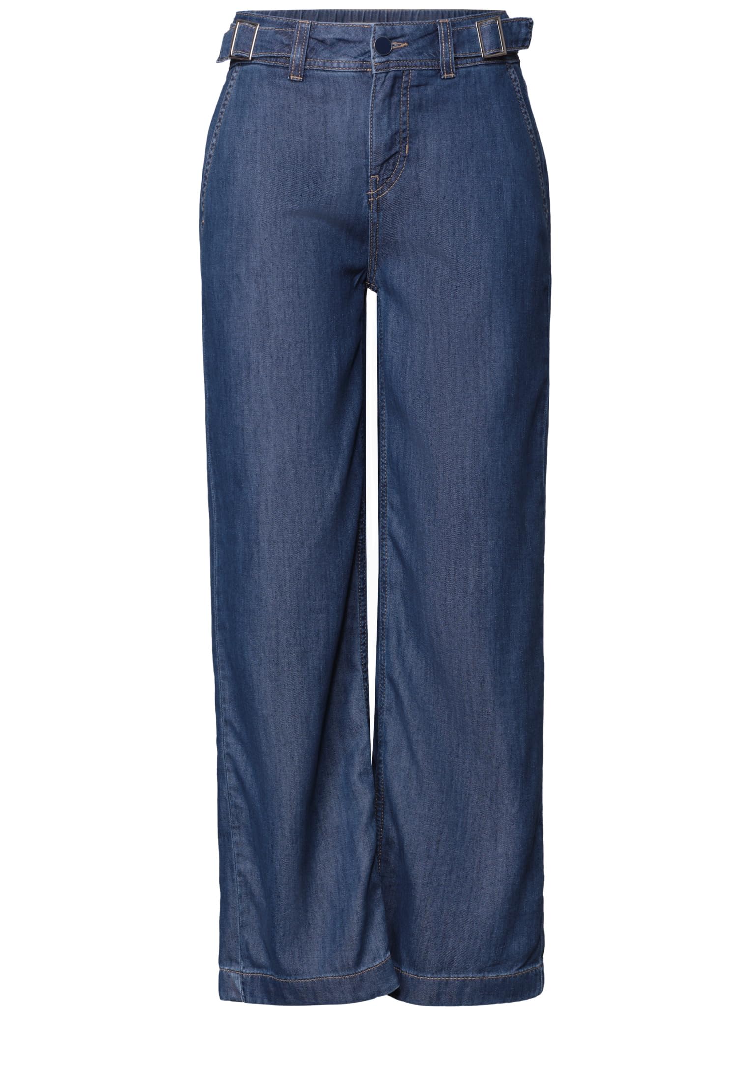 Street One Damen High Waist Wide Leg Jeans im Loose Fit 3818759