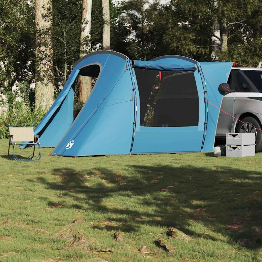 Tenda per auto, verde, impermeabile, in poliestere 185T con rivestimento in poliuretano, 335 x 352 x, leggera tenda da campeggio con borsa per il trasporto, flessibile per esterni, festival