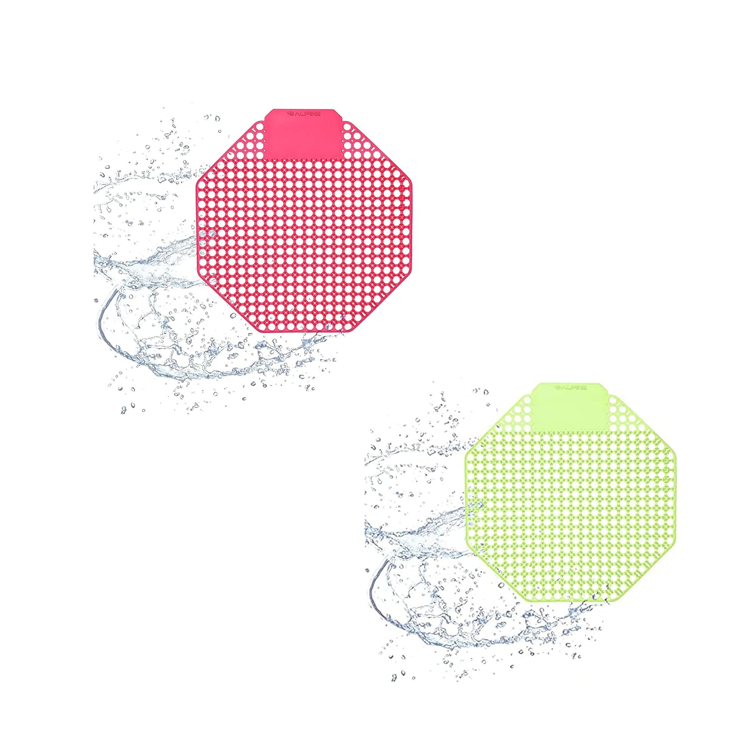 Alpine Urinal Screen Deodorizer (Cherry, Pack of 10) & Alpine Urinal