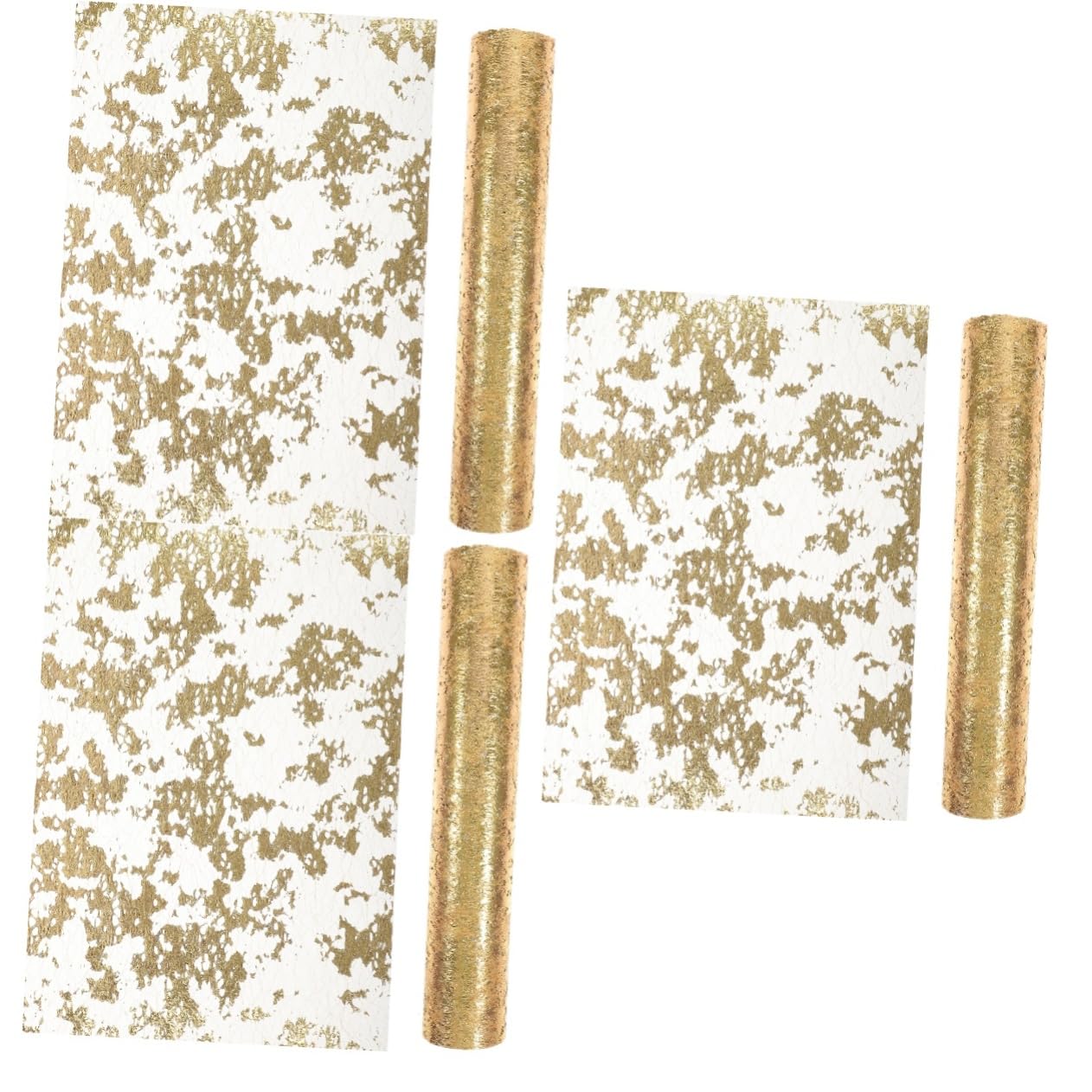 Table runner tulle pailleté doré 3 pièces pour décoration de table