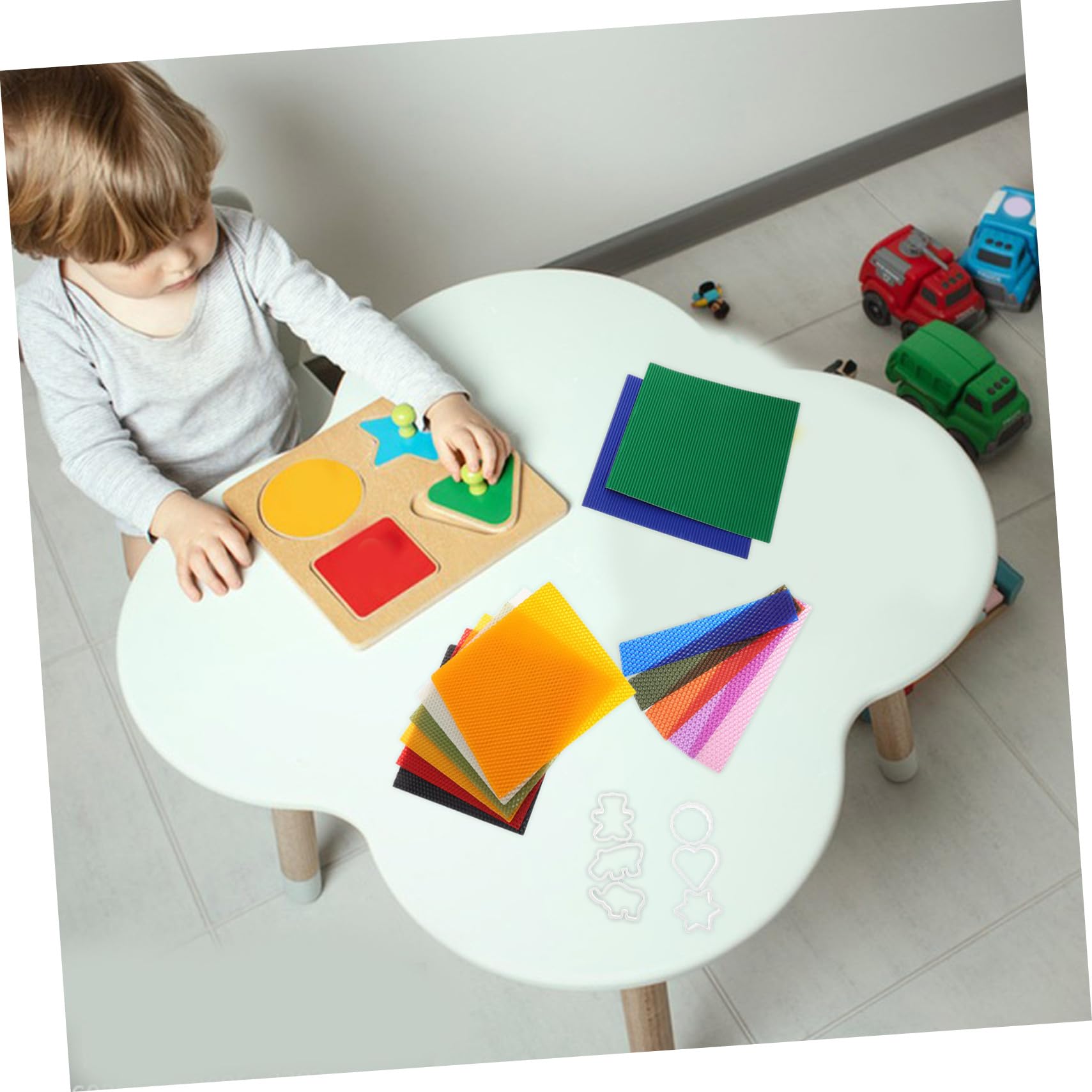 CIYODO Kit de Vela de Panal para Niños, 1 Juego, Manualidades de Cera