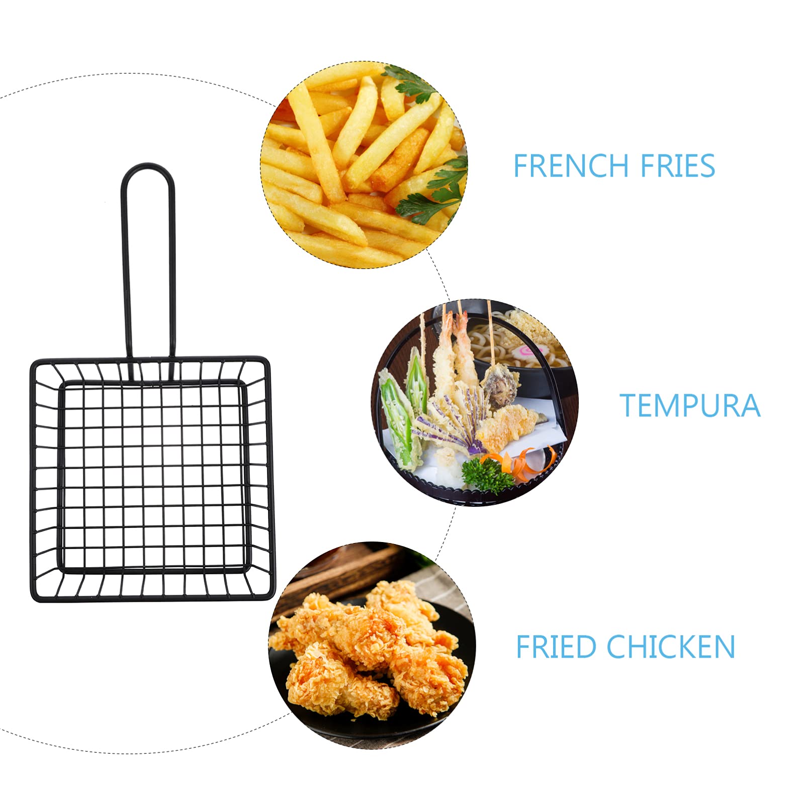 Cestello Per Patatine Fritte In Acciaio HENDI Cestello Per Friggere, Cestello Frittura, Cestello Per Patatine Fritte, Con Manico, Da Porta Patatine Fritte