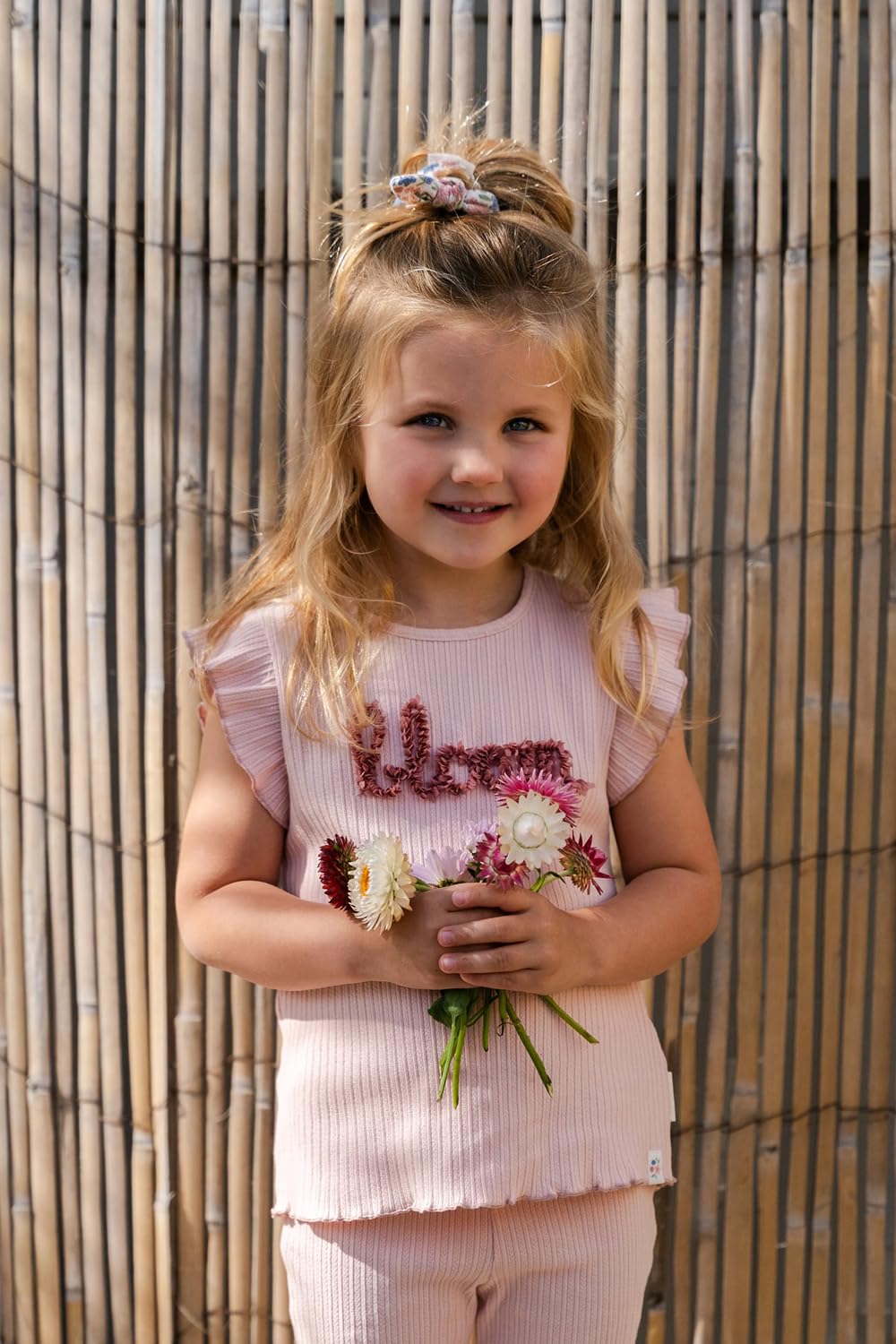 Little Dutch Baby Tank Top - für Mädchen - mit Rüschen - Fairy Garden - Fairy Pink - rosa (Gr. 80)