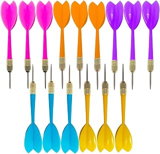 BBstep Steel Tip Dart Colorful Dart 15pcs 6g Assorted Color.