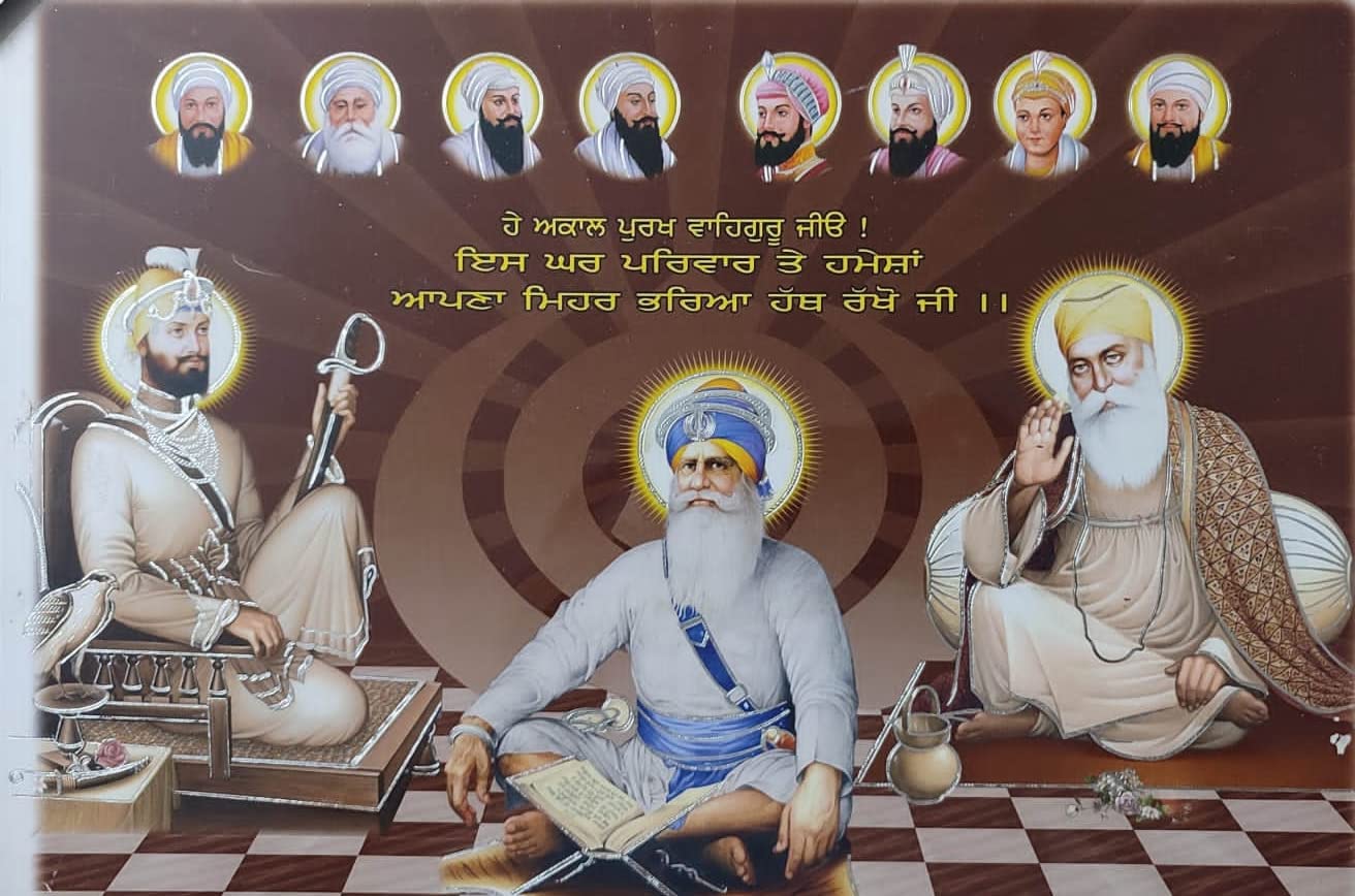 Buy Sikh Guru, Guru Nanak Dev Ji, Guru Nanak Dev Ji & Guru Deep Singh