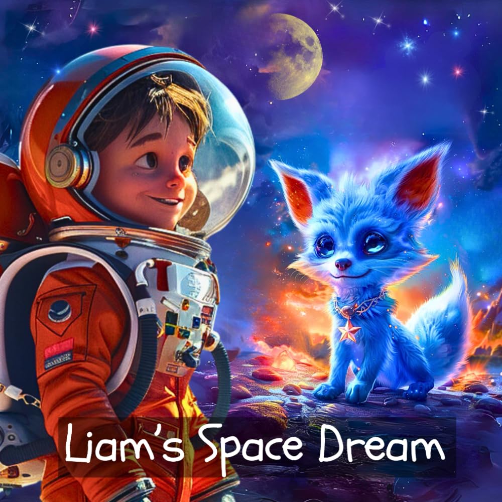Liam’s Space Dream: Super Cute Space Book for Kids (Reach for the Stars: Kids Bedtime Story Books ages 2-8)