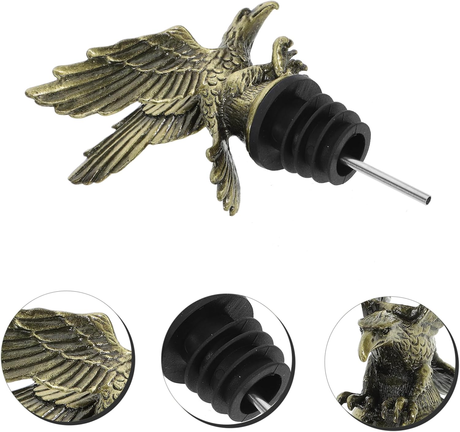 Delicate Wine Pourer Bottle Stopper Multi-function Wine Spout Easy to Elegant Design for Any Occasion