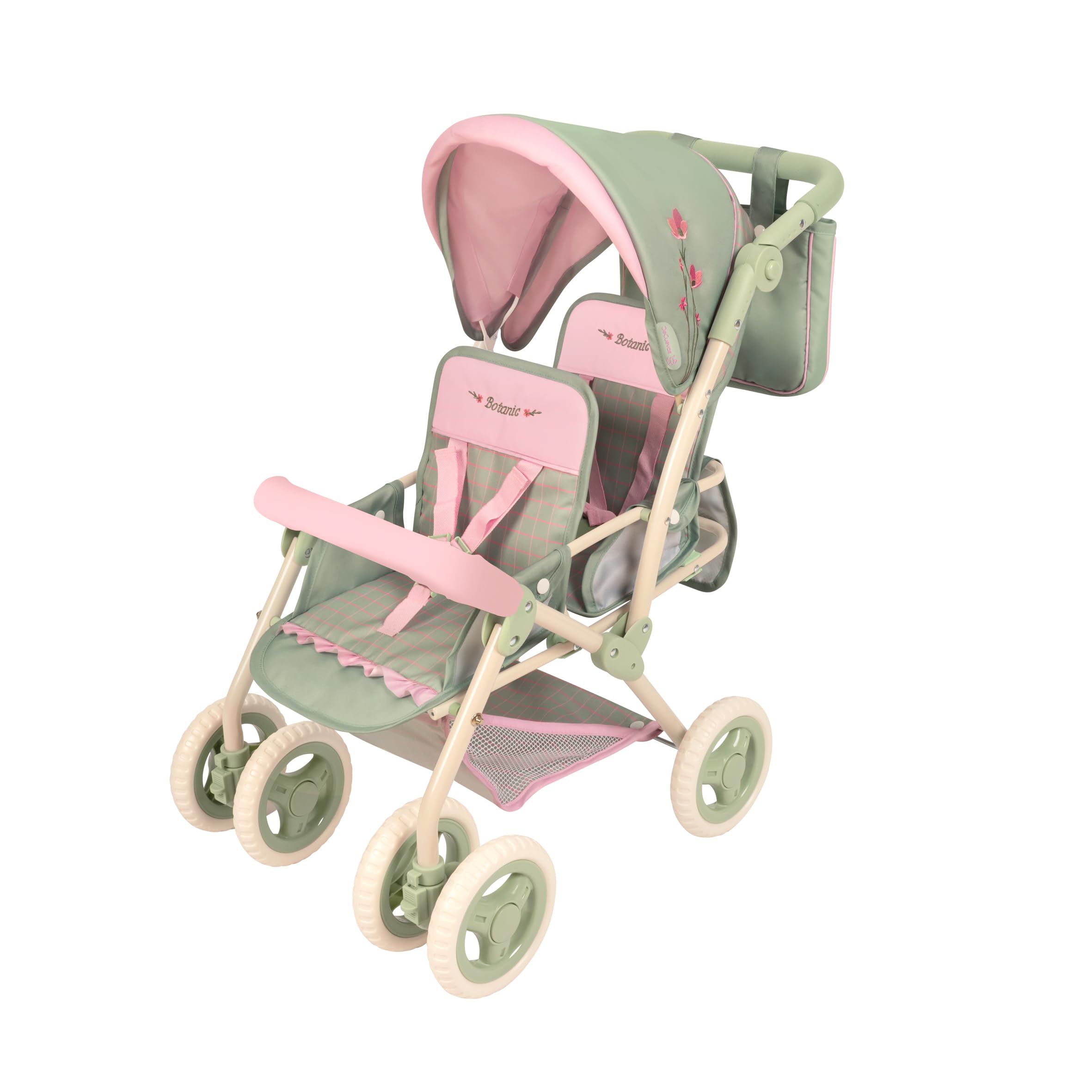 Carro de Muñecas Silla Gemelar Plegable con Bolso Botanic DeCuevas 90368