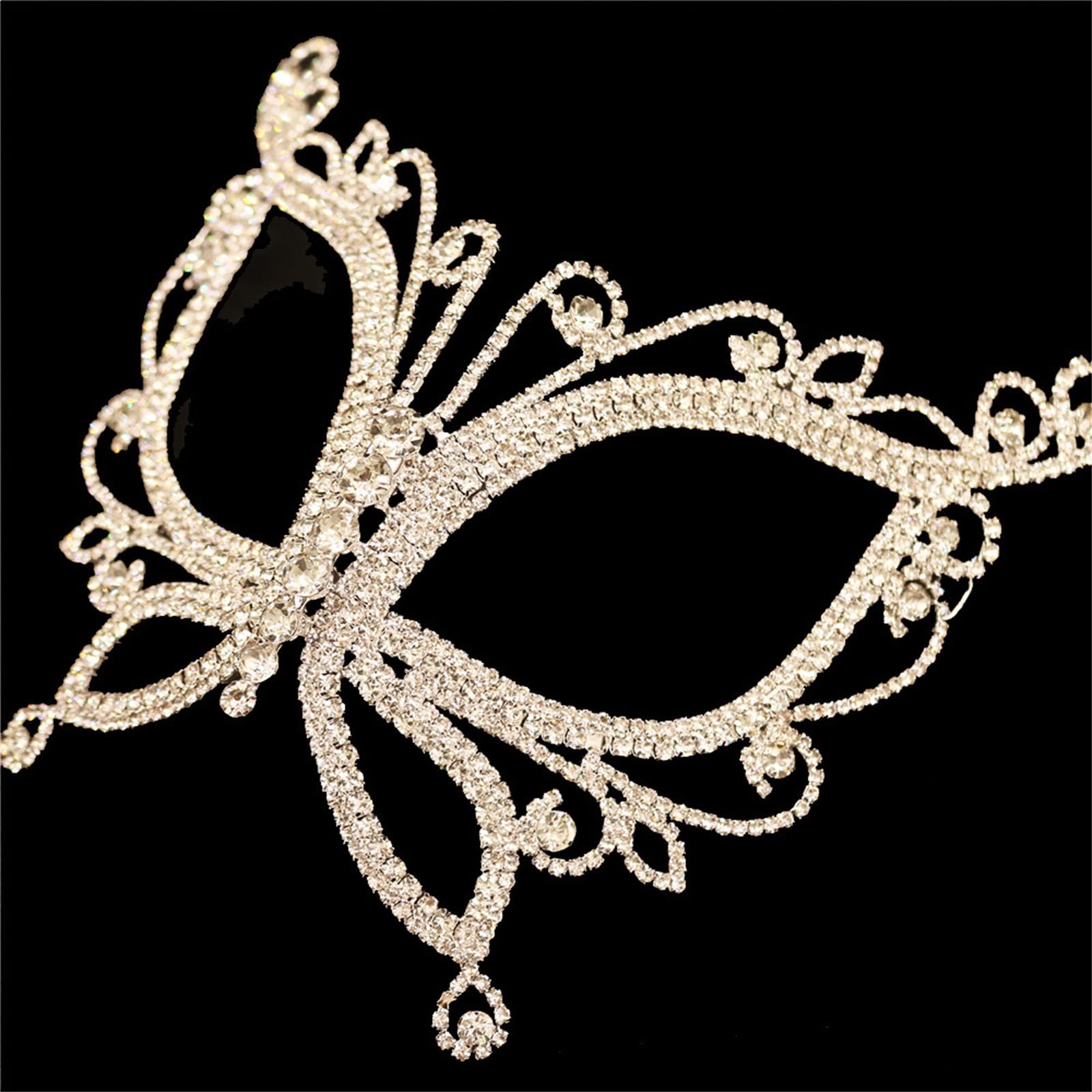 Amazon.co.jp: 仮面舞踏会用マスク 大げさなメイク ダンス バタフライ