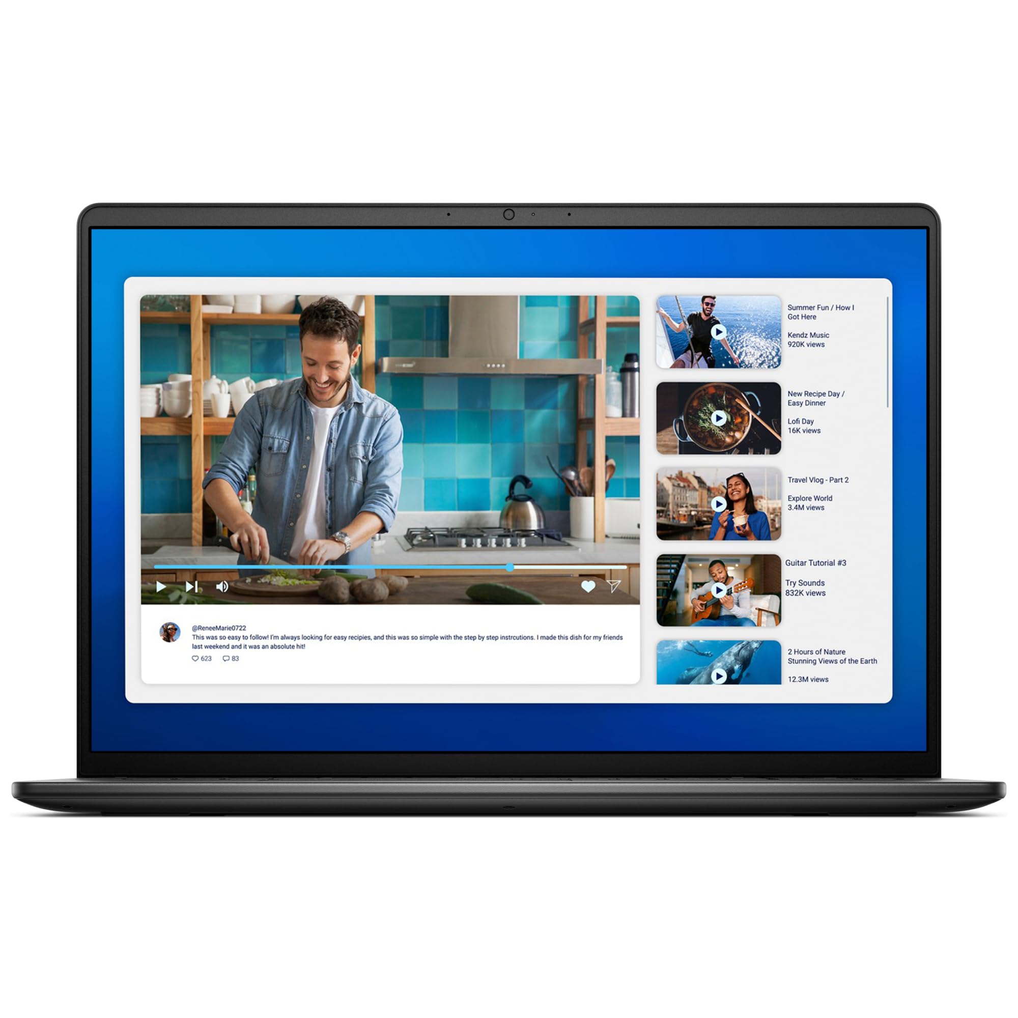 Dell 16 DC16250, C5-120U, 16 GB, 512 GB SSD, 16", Integrated, FgrPr, 3 Cell, 65 W, WLAN, Backlit Kb, W11 Pro, 1 anno Basic Onsite