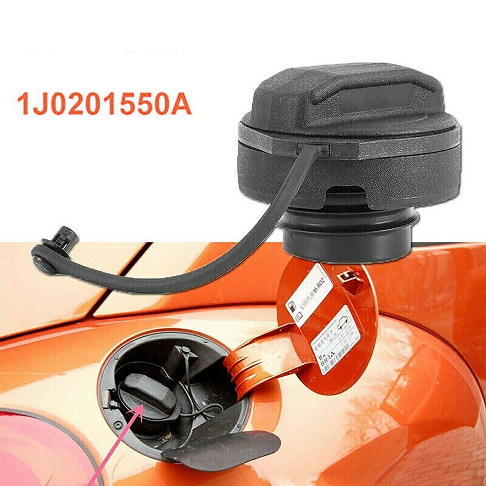 Pokrywa zbiornika paliwa, do Audi VW Golf 3, 4, 5, 6, A4, A6, A8, Jetta, Passat 1J0201550A, 1H0201553B