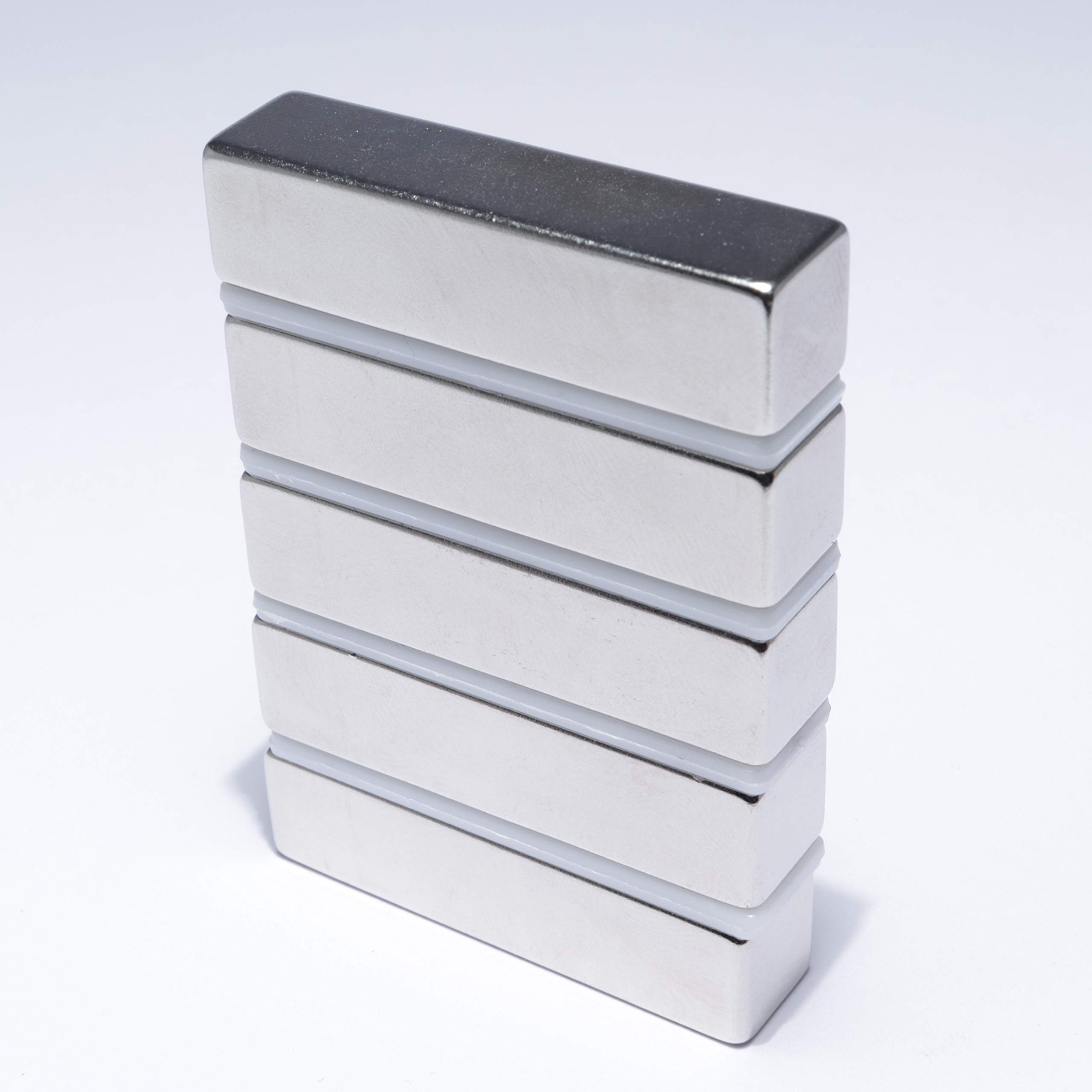 Magnesy neodymowe bardzo mocne prostopadłościanki 40 x 10 x 10 mm – 17 kg – magnes neodymowy 40 mm – magnes w kształcie prostopadłościanu 40 x 10 x 10 mm – silne magnesy neodymowe N52 (10 sztuk)