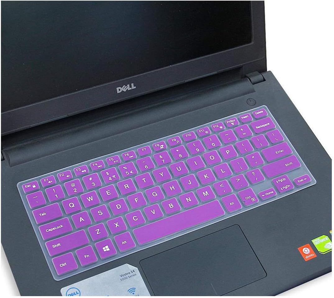 13.3" Keyboard Cover Skin for Dell Inspiron 13 7000 7375 7368 I7368 13-7378 I7378 13-5368 I5368 5378 7347 7348 7359 7352 7353-black-