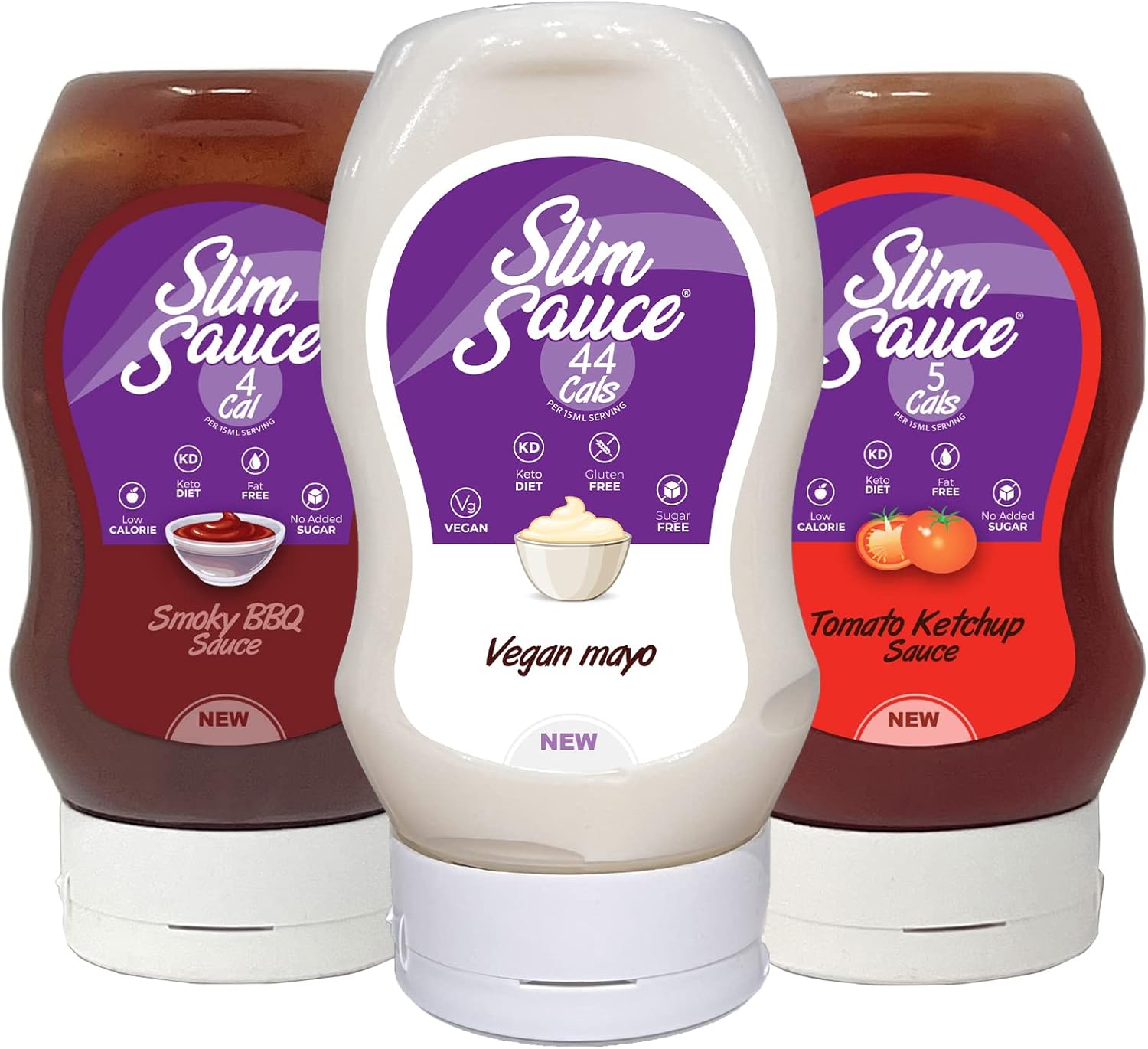 Eat Water Vegan Mix Sauces Vegan Mayo, BBQ, Ketchup And Sugar Free