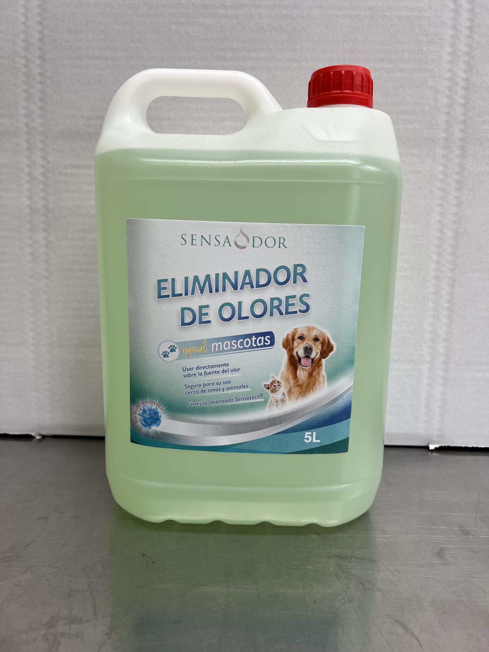 Eliminador de olor especial mascotas garrafa 5 litros Sensaodor
