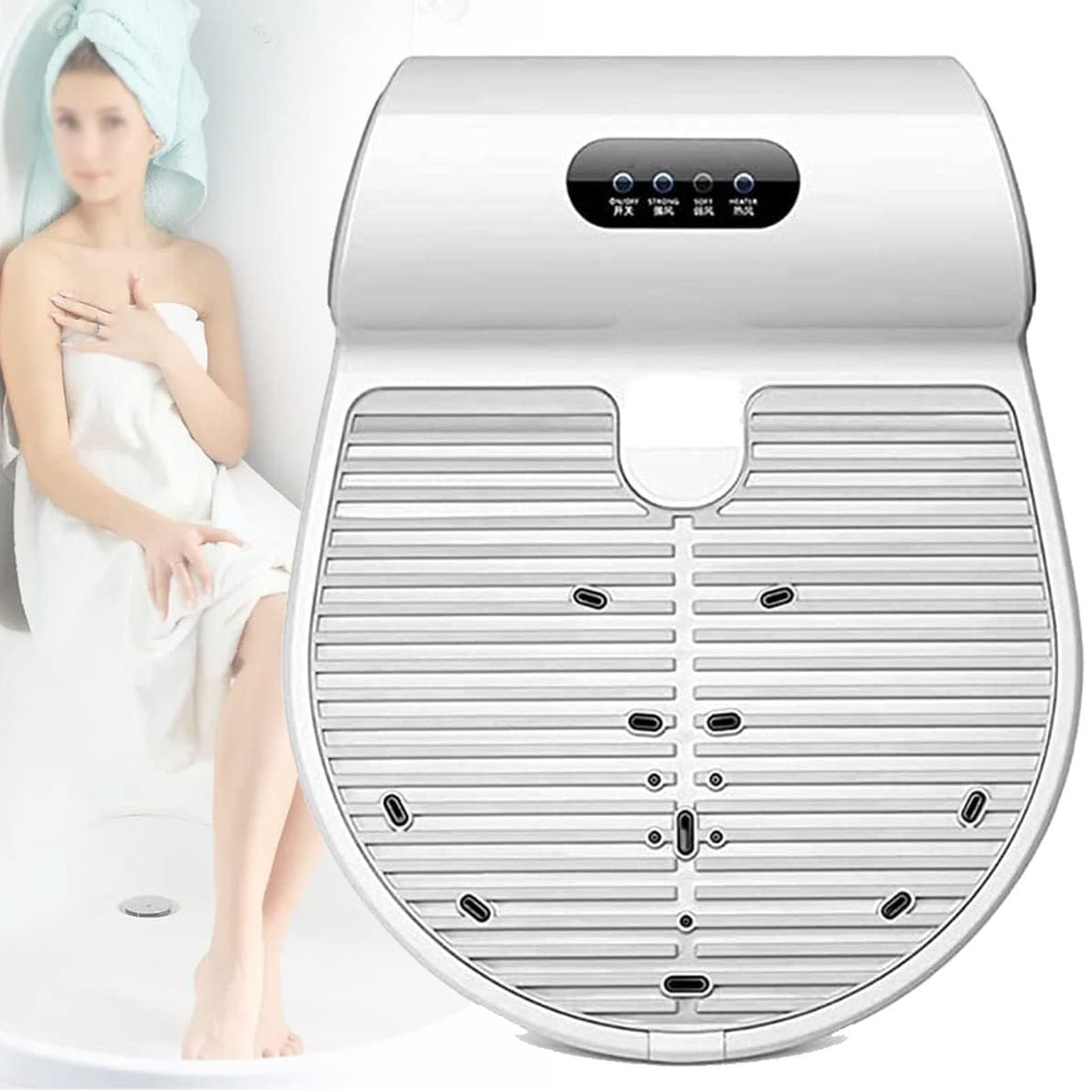 Generic Body Hair Dryer with Weight Scale Bathroom Body Dryer After Shower Negative Ions Body Heater Blow Dryer