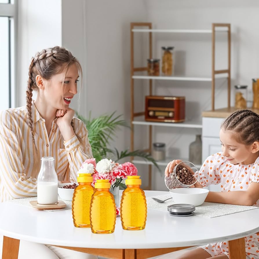 Amazon.com: Didaey 72 Pack 16 oz Plastic Honey Bottles Clear