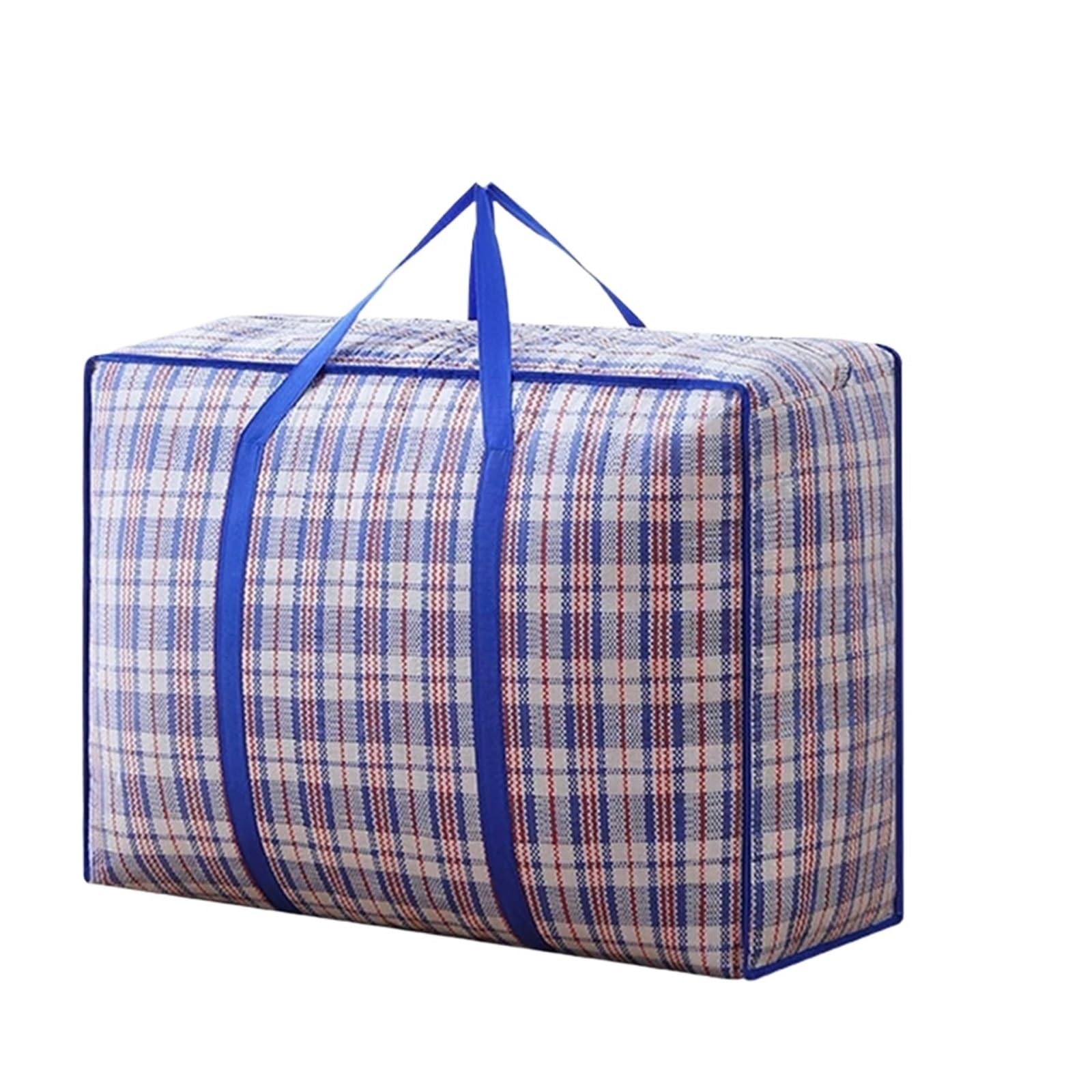 UBOHUZ 10PCS Multifunctional Woven Bag Large Capacity Foldable Clothing Quilt Storage Portable Moving Dust for Moving House(L)