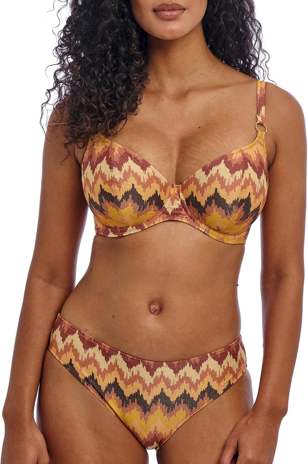 Freya Womens Arizona Wave Underwire Plunge Bikini Top