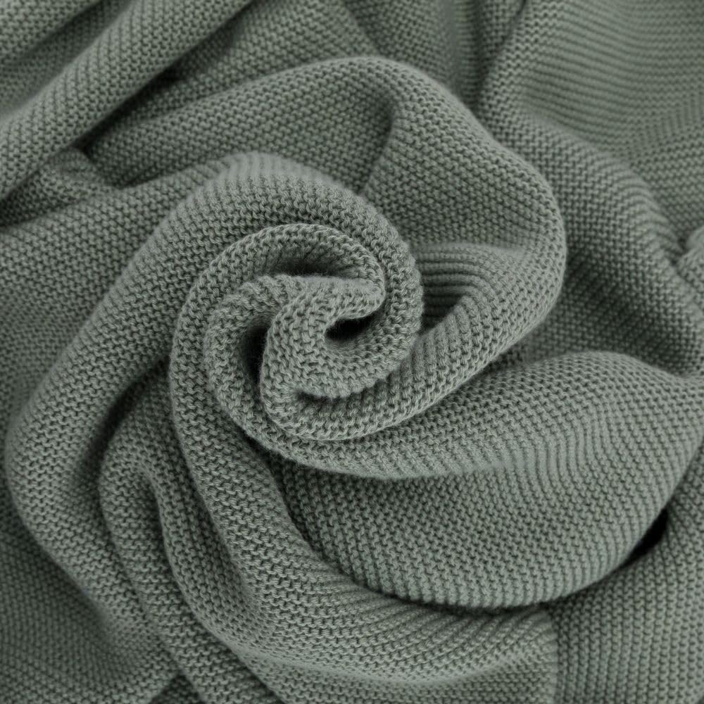 Fillikid Manta para bebé de punto Cosy, 80 x 100 cm, algodón orgánico