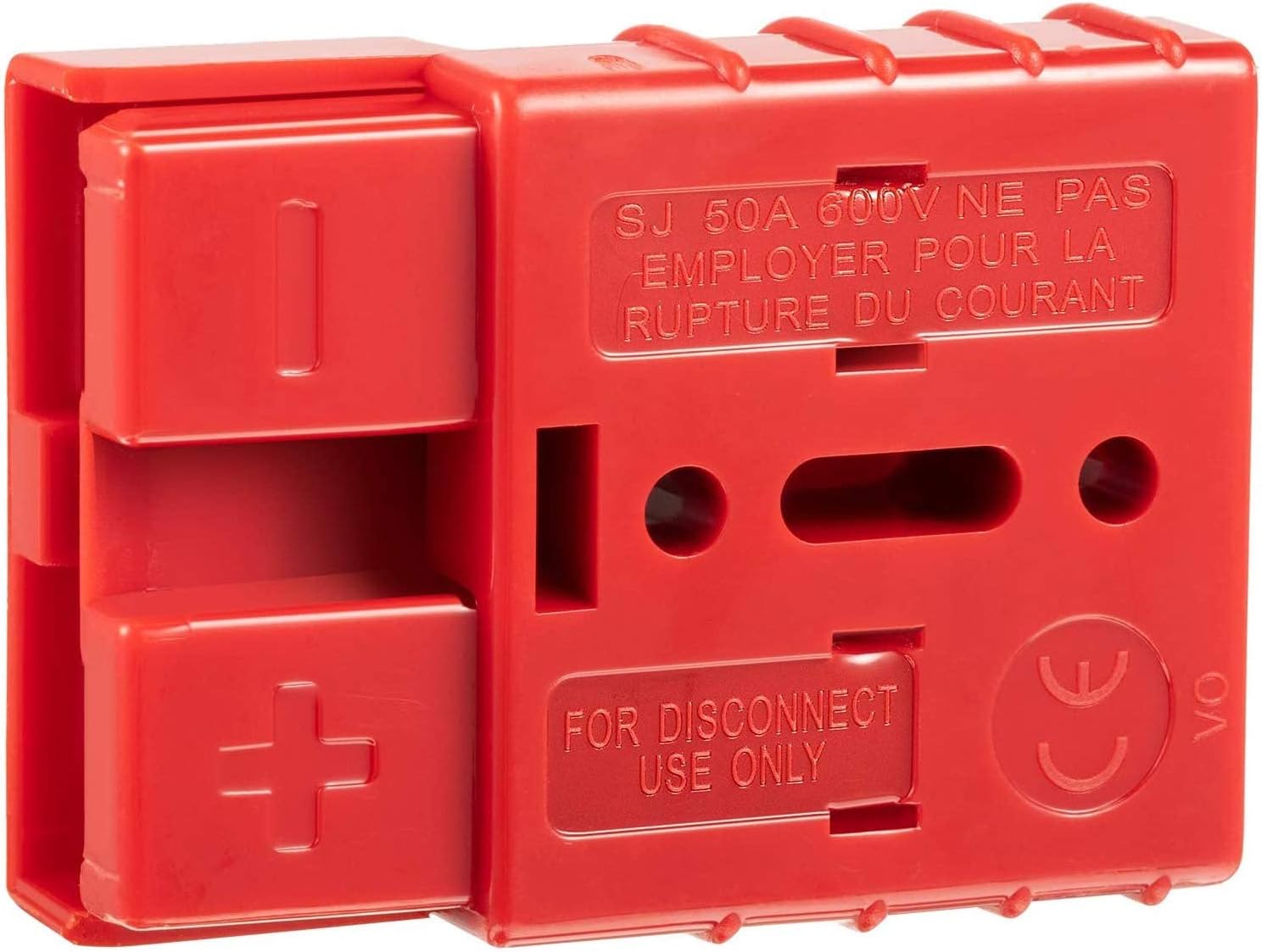 Frienda 12 Pieces Red 6-10 Gauge Battery Quick Connector 50A 12-36V Battery Quick Disconnect Wire Harness Plug Kit for Motor Recovery Winch Trailer