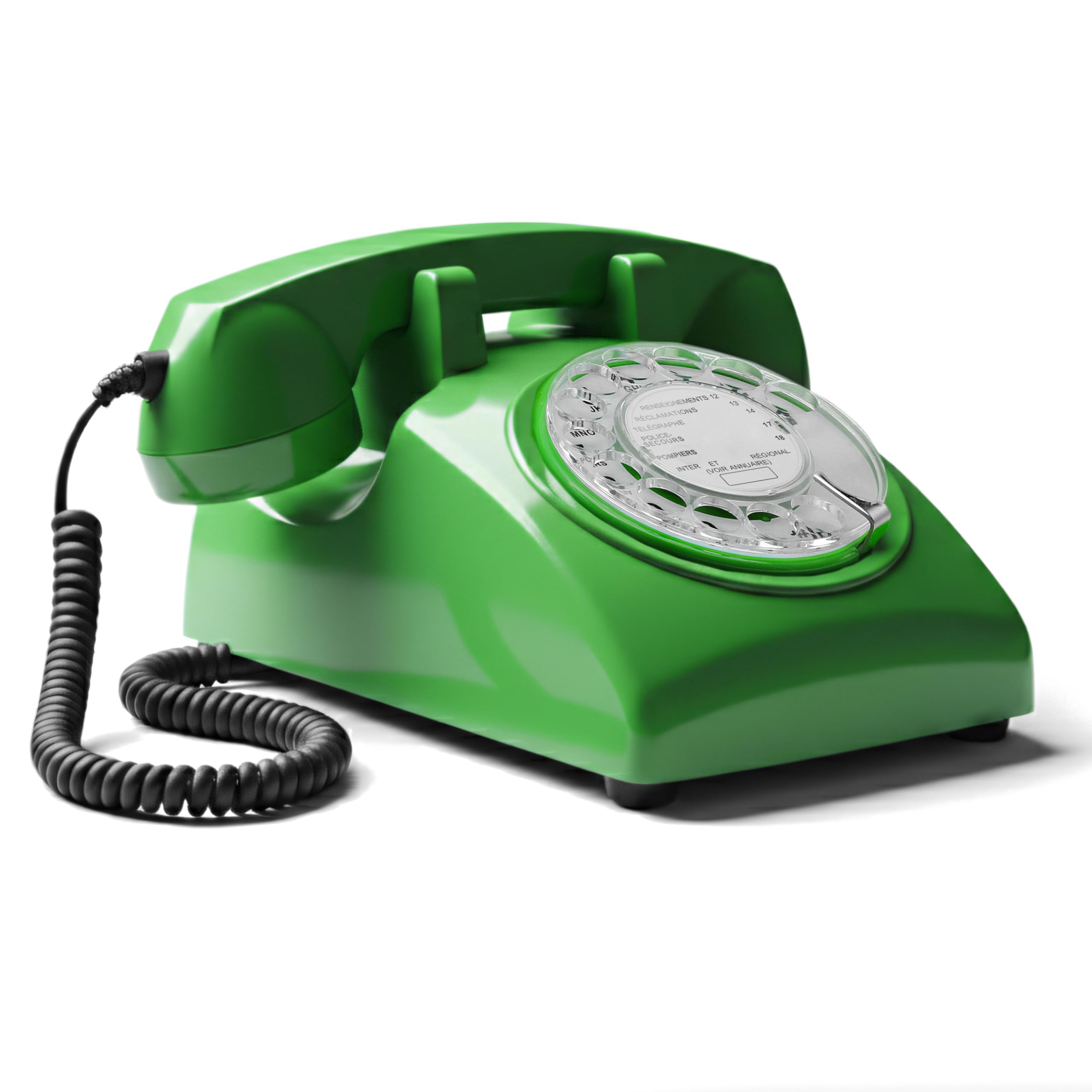 Téléphone fixe vintage à cadran rotatif idée cadeau rétro originale