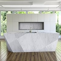 Hode Öntapadós Bútorfólia Fehér Márvány Mintával - 44cm x 3m Vízálló Dekorációs Fólia Konyhába, Bútorokra, Falra 9