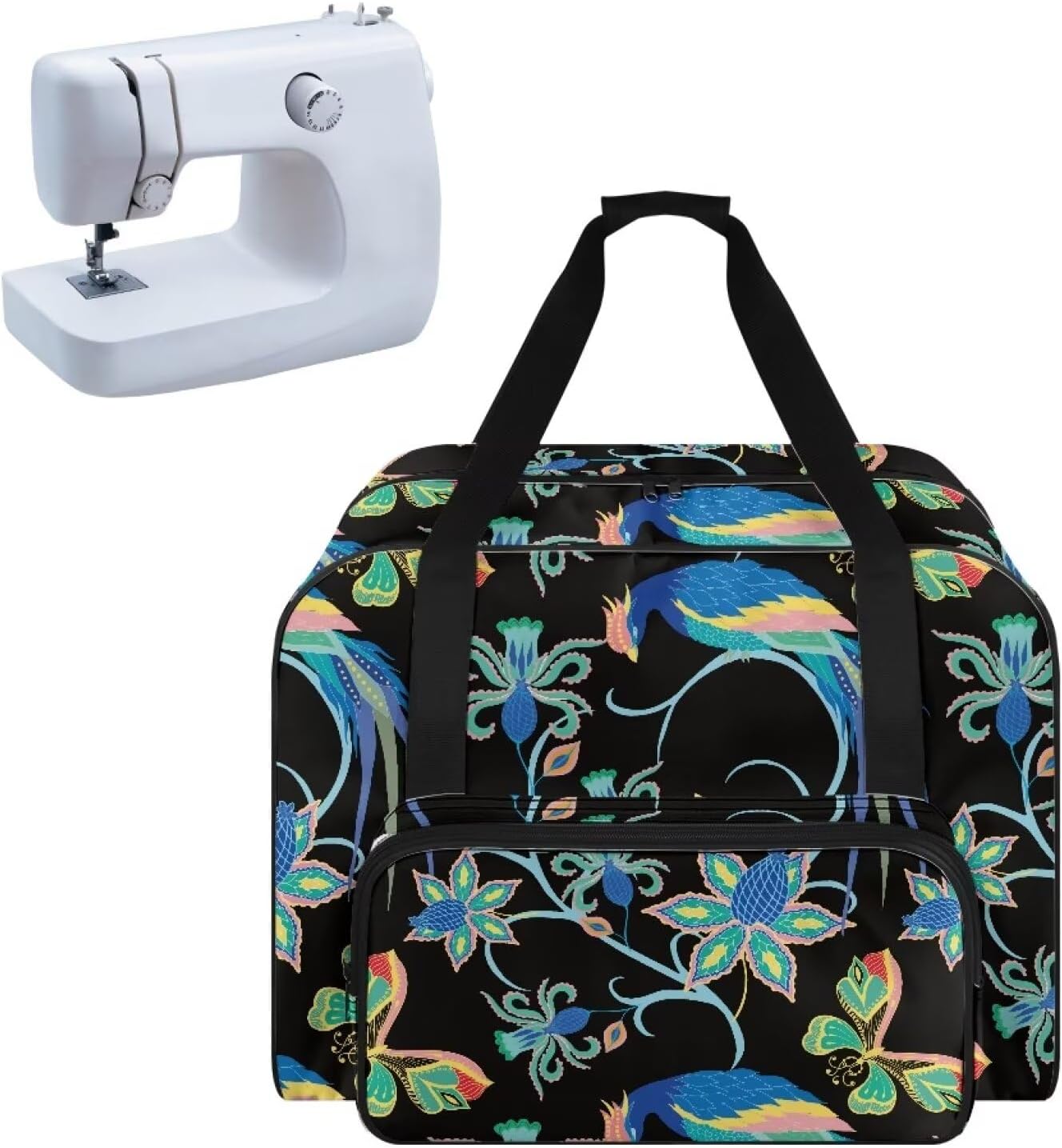 Peacock Pattern Sewing Machine Carrying Case Botswana Ubuy