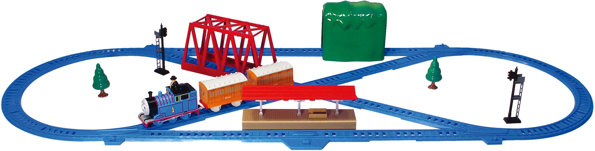 トーマス TOMAS 大量レールセット Amazon | のっけてトーマス DXレールセット | 電車・レールセット