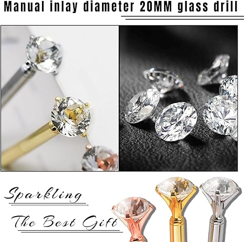 Miniatura 3 de 1 a 500 bolígrafos de diamante personalizados con cristal, bolígrafo de lujo a granel personalizado con texto de nombre grabado, regalo
