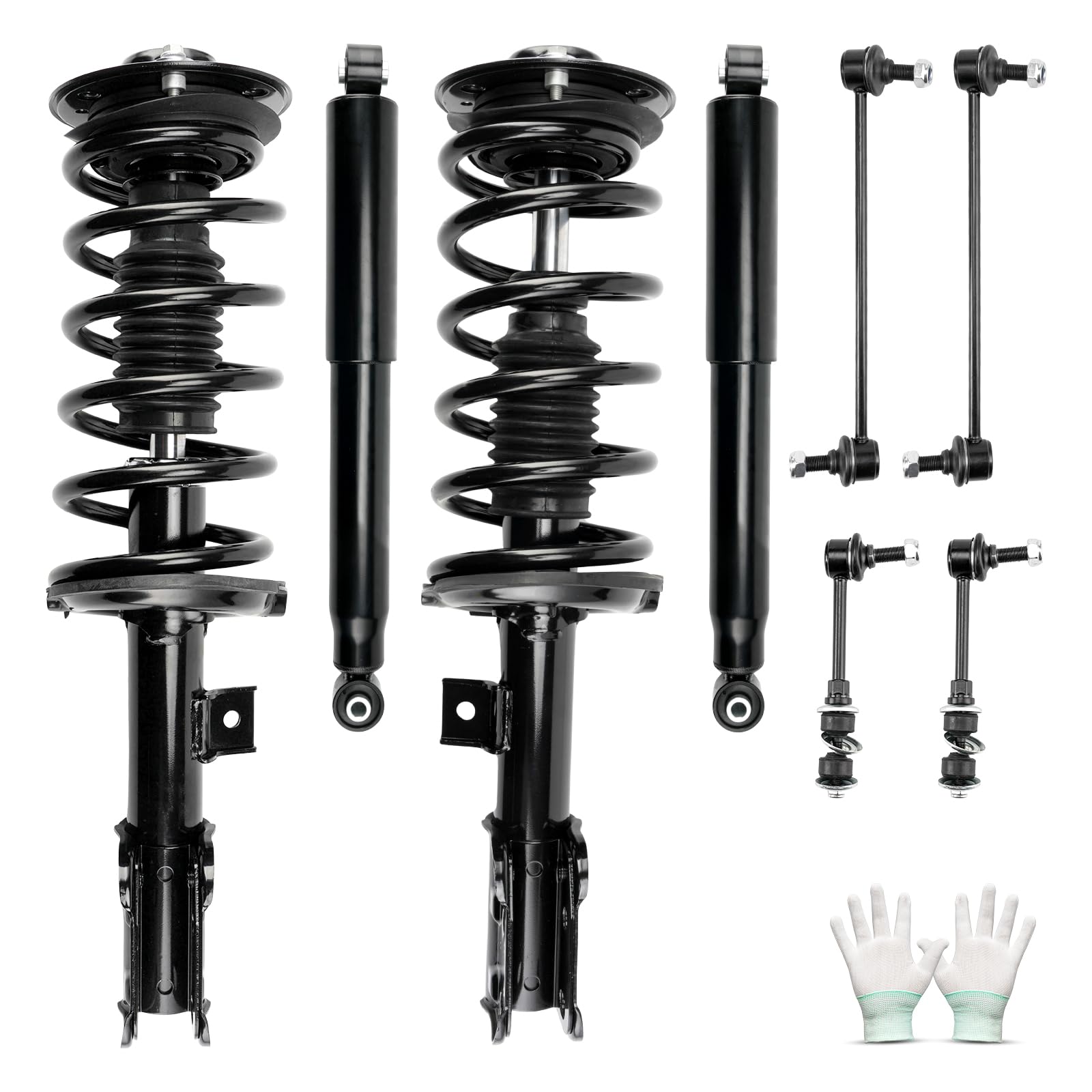 PHILTOP Front/Rear Strut Shock Sway Bars End Links for Equinox,Terrain,8pcs