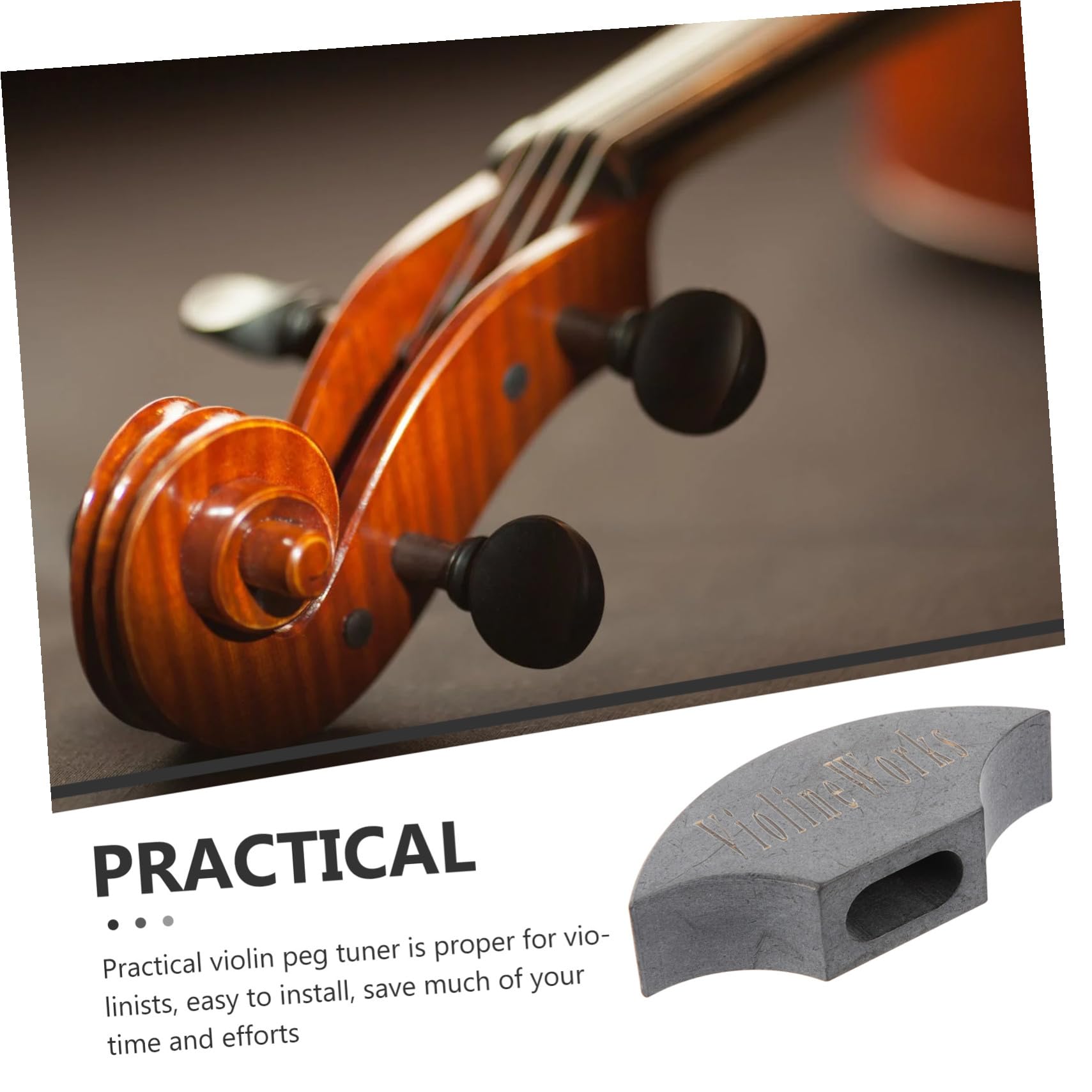 TOYANDONA 5piezas Afinador De Cuerdas De Violín Accesorio De Afinación Para Violín Clavijas De Afinación Pequeñas Herramienta Duradera Para Instrumentos Musicales Mejora La Estabilidad