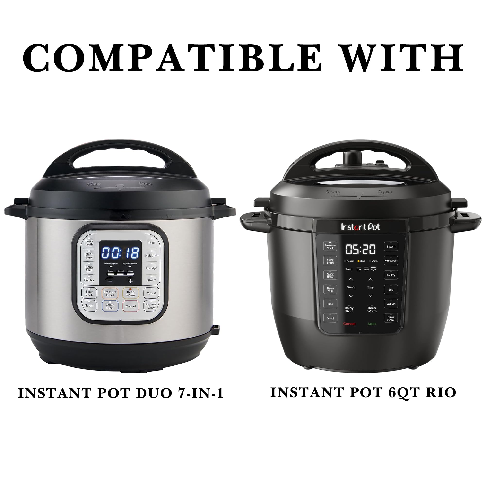 Linkidea Recipiente interior de acero inoxidable 304 para arrocera, compatible con Instant Pot Duo 7 en 1, apto para lavavajillas, sin recubrimiento, bowl de repuesto