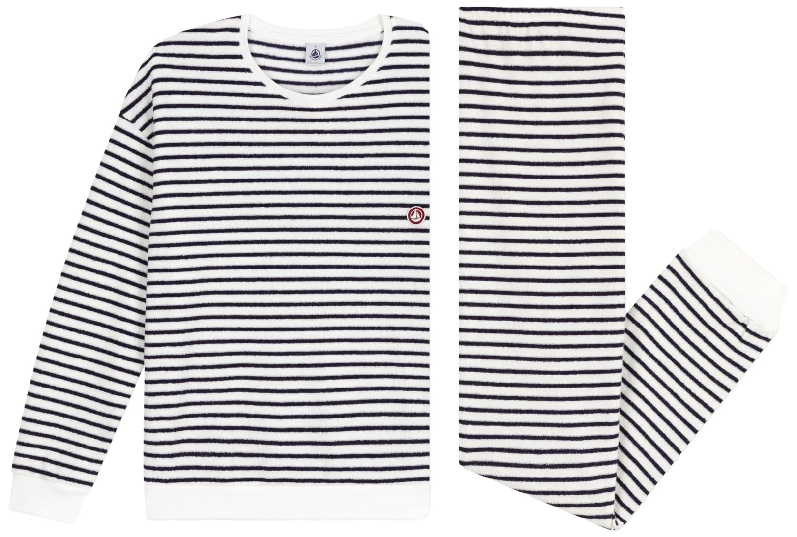 Petit Bateau Damen Clochetta Nachtwäsche, Milk/Abendgarderobe, 42