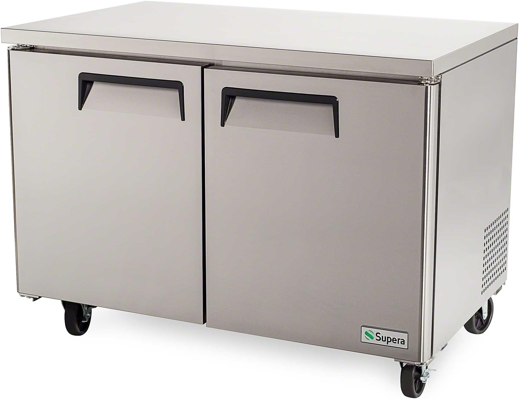 Supera UF2R-1 2-Door Undercounter Freezer, 48"