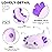 Onsoyours Cute Axolotl Plush, Soft Stuffed Animal Salamander Plush Pillow, Kawaii Plush Toy for Kids (Pruple Axolotl, 13)