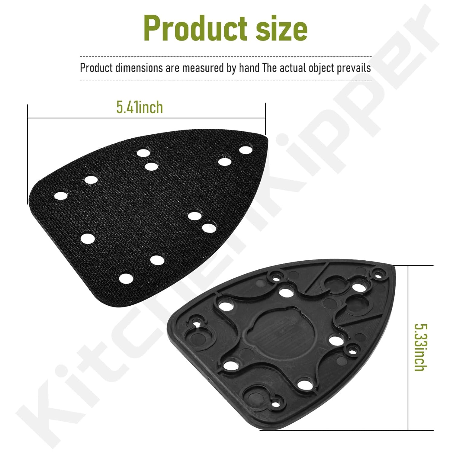 039065005001 Mouse Sander Replacement Pads Compatible with Ryobi Ridgid Homelite CFS1502 CFS1503 CFS1503K CFS1503G Corner Cat Sander - Mouse Pad & Backing Platen Kit