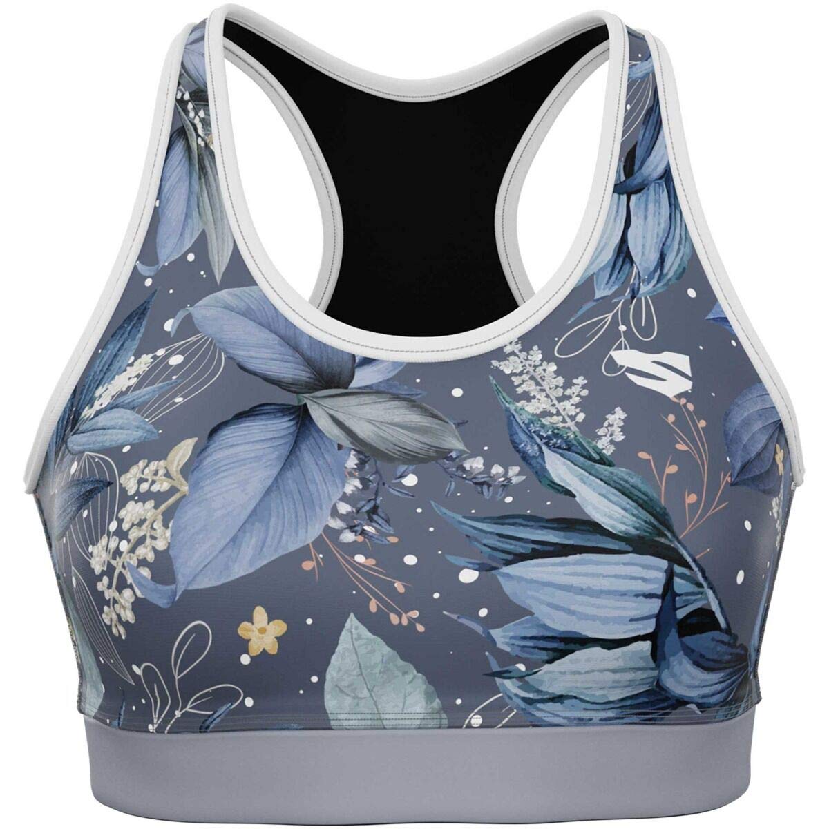 SMMASH Sport Bustier Reggiseno da Donna Senza Ferretto Intimo Sportivo Top Fitness Yoga Palestra Corsa Confortevole