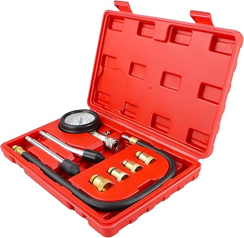 8 unids Profesional Gasolina Motor Cilindro Compresión Tester Kit Auto Tool, para Automotriz Gasolina Gasolina Motor Diagnóstico HW0130 disponible en Yaxa Colombia