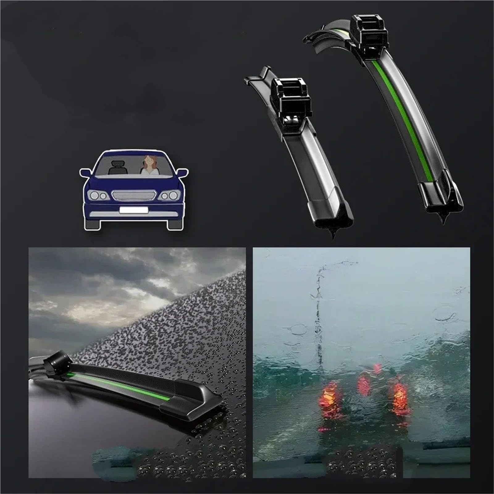 Escobilla Coche Para MGHS Para MG Para HS 2018-2024 Escobillas Limpiaparabrisas Delanteras Accesorios Para Ventanas De Parabrisas