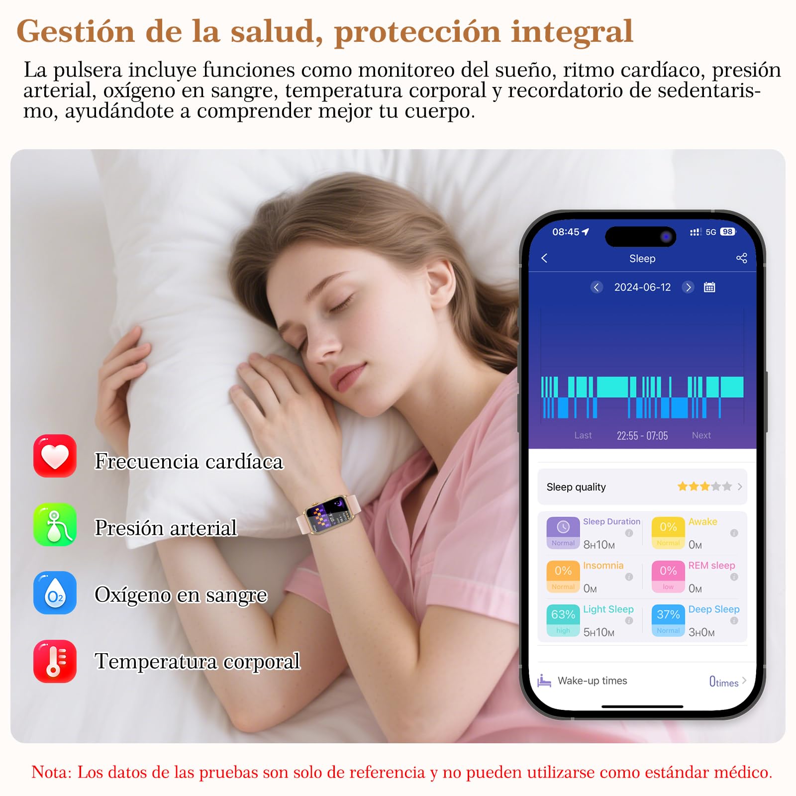 2026 Reloj Inteligente Mujer con ECG/Presion Arterial, 24H Pulsómetro, HRV | 1,57" HD Pantalla Cuadrada Pequeña Reloj Salud con IMC/Composición Corporal/SPO2/Función Femenina/Sueño/30s Mini Chequeo/SOS