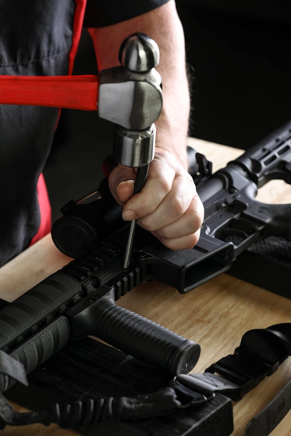 ARES 10021 – 9-Piece Roll Pin Punch Set – Durable Heat Treated and Drop Forged Steel Pin Punches with Pouch -Ideal for Automotive Repair, Gunsmithing, Craft Work, and Jewelry Repair - - 