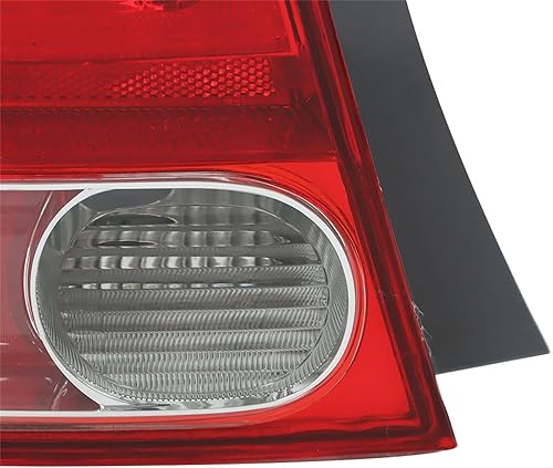 Miniatura 5 de WFLNHB Reemplazo del montaje de la luz trasera del lado izquierdo para Honda Civic Sedan 2006-2008 Lámpara de freno trasera del lado del conductor