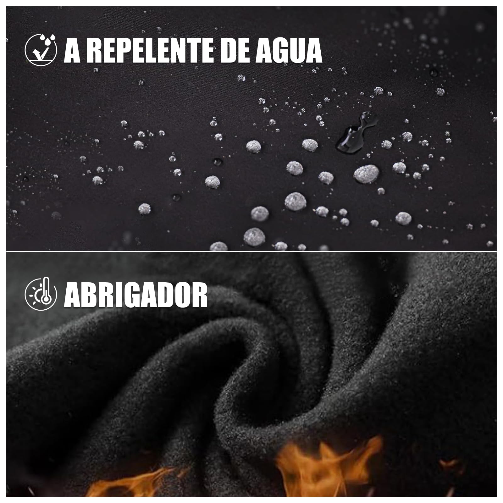 Pantalones de senderismo mujer impermeables elásticos invierno cremalleras contraste