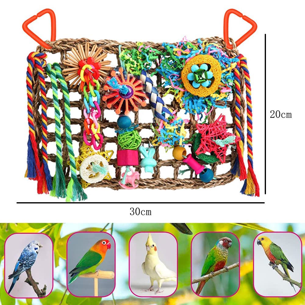 Amazon | IYOIYA インコ おもちゃ 鳥 アスレチック マット 30X20