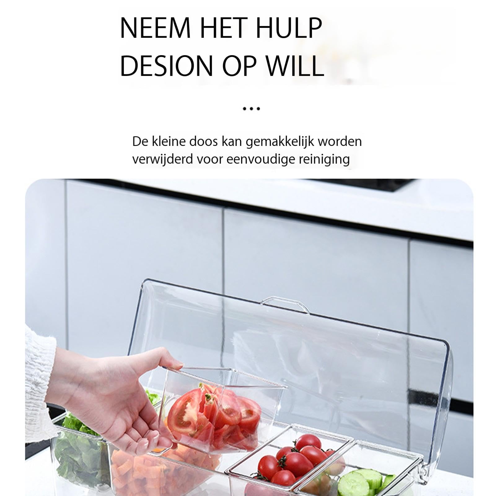 Versatile contenitore alimentare Insued – Server refrigerato digitale con controllo della temperatura per una conservazione compatta | Mantiene la temperatura per mantenere la freschezza